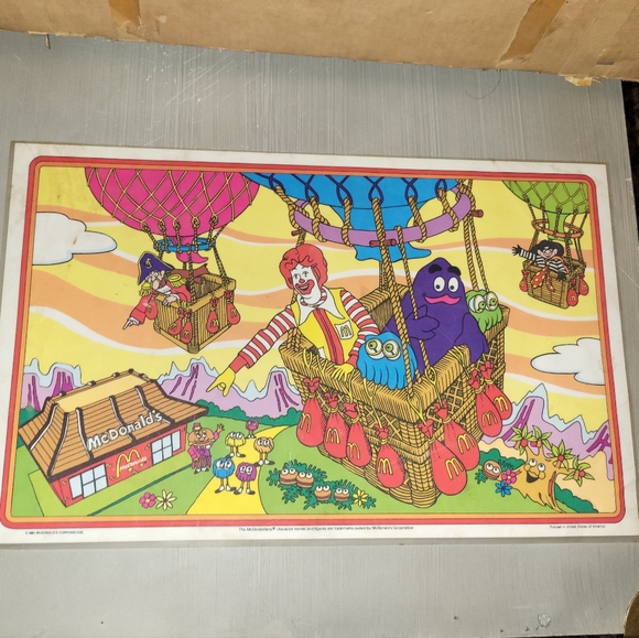 McDonald's Other - 1981 McDonald's Placemat